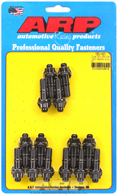 Oldsmobile 350-455 3/8"" 12pt header stud kit"