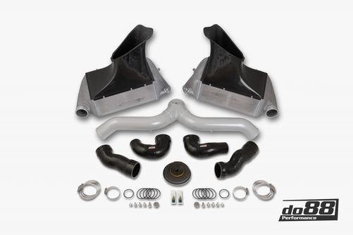 Porsche 911 Turbo (997.1) Intercooler Kit Silver Pipe