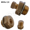 Oljeprop med 1/8NPT uttag M12x1.25