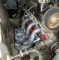 CMR Grenrør Volvo 8V - 240 sort stål