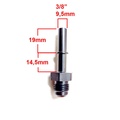AN8 - 3/8" 90° hurtig forbindelse Hun