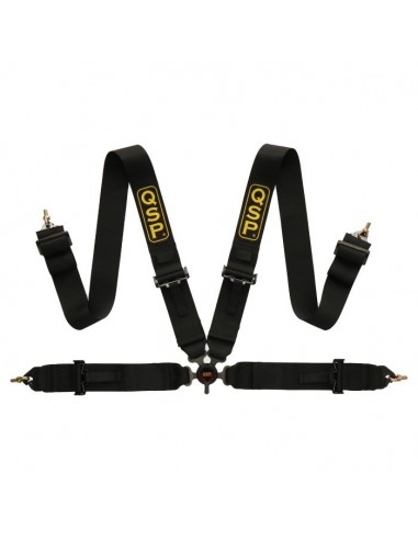 QSP 4 punktsbälte 3" (Sort)