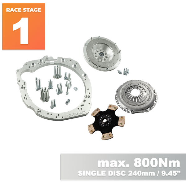 Adapterkit Volvo hvid motor - BMW ZF GS5-39DZ gearkasse