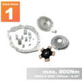 Adapterkit Volvo hvid motor - BMW ZF GS5-39DZ gearkasse