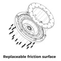 Adapterkit Volvo hvid motor - BMW ZF GS5-39DZ gearkasse