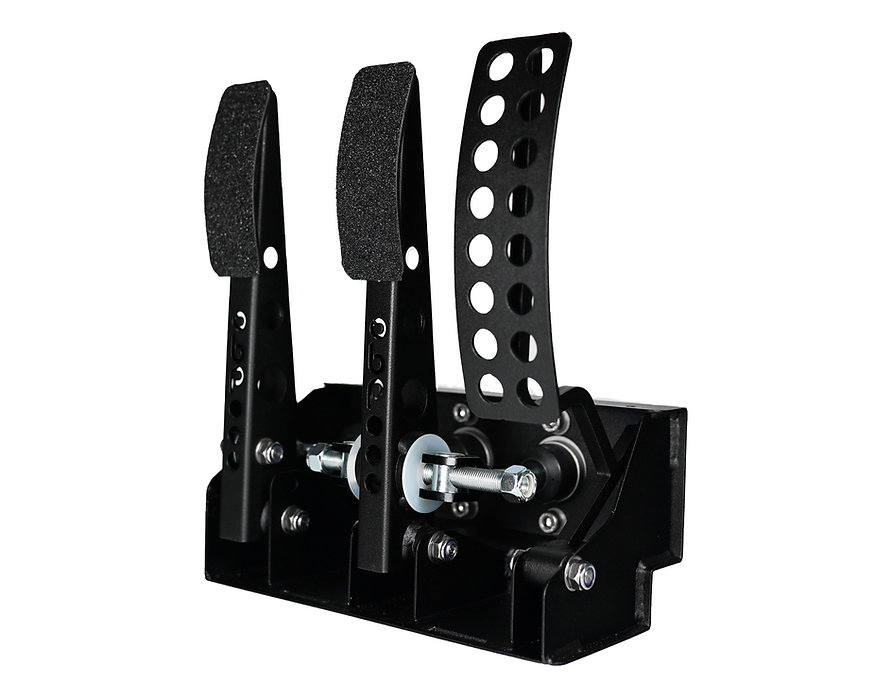 OBP gulvmonteret pedalstativ 3 pedaler 3x hovedcylider V1