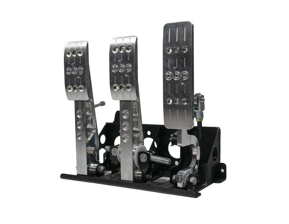 OBP gulvmonteret pedalstativ 3 pedaler PRO-Race V2