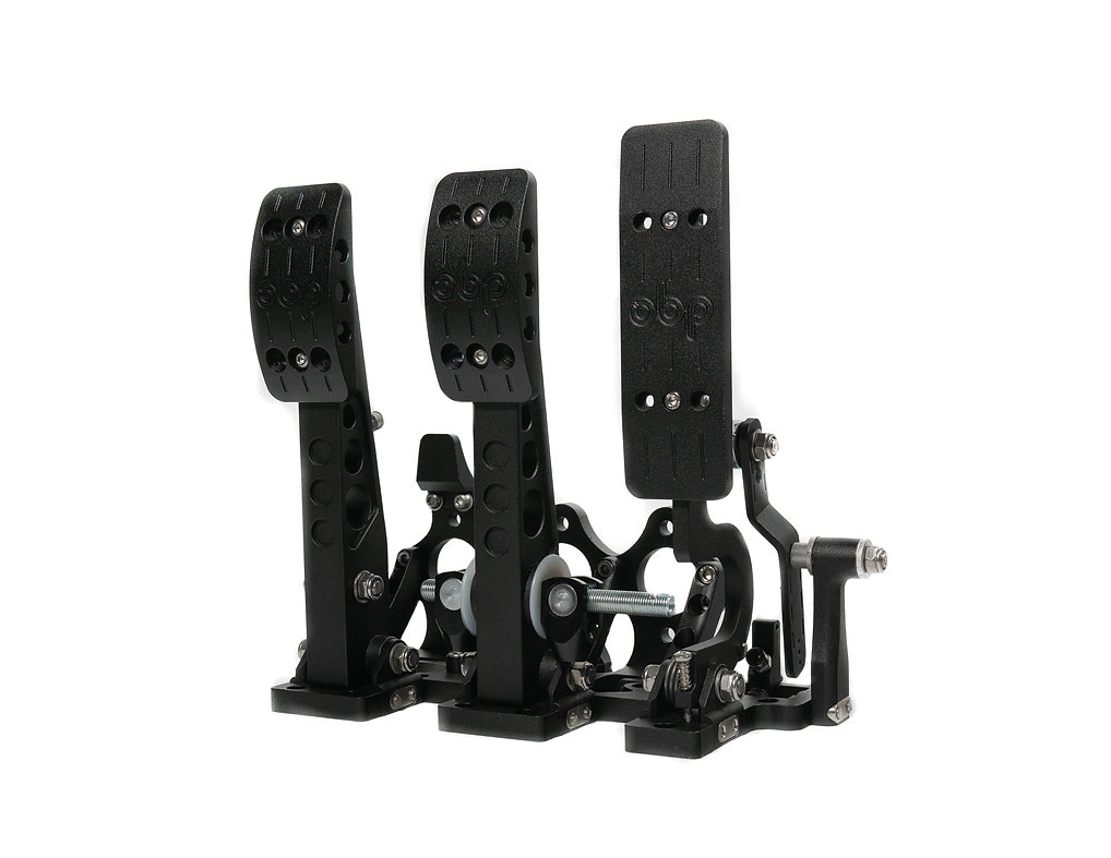 OBP gulvmonteret pedalstativ 3 pedaler V3 billet CNC-Aluminium