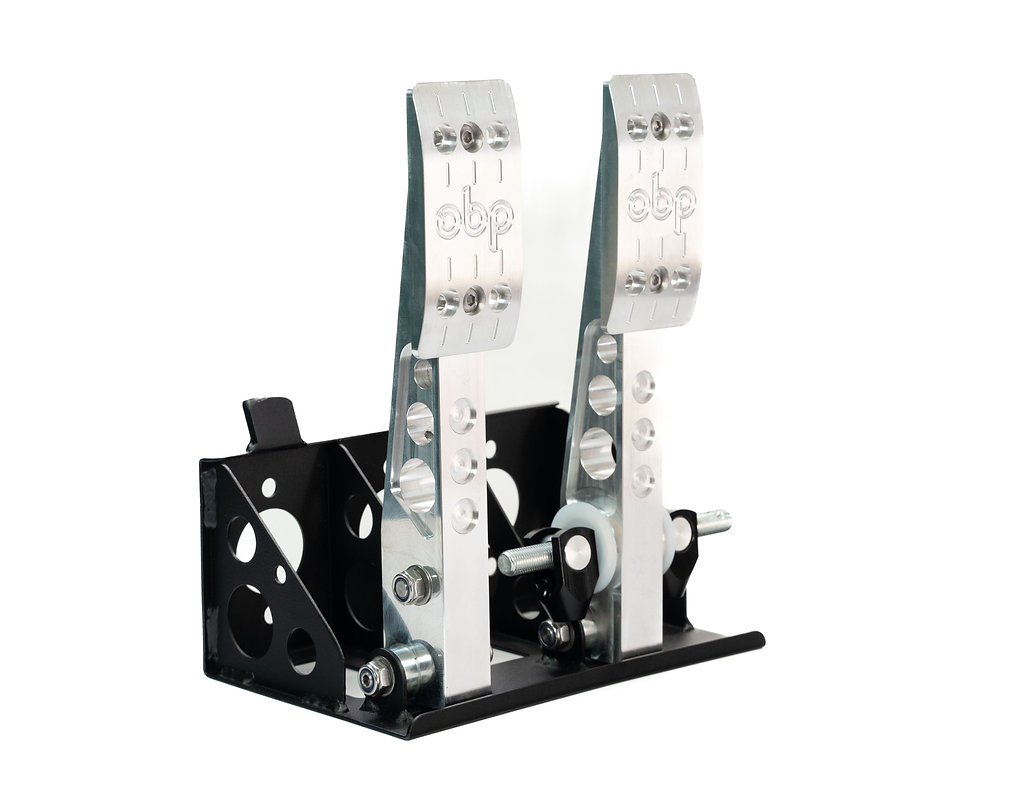 OBP gulvmonteret pedalstativ 2 pedaler Pro-Race V2