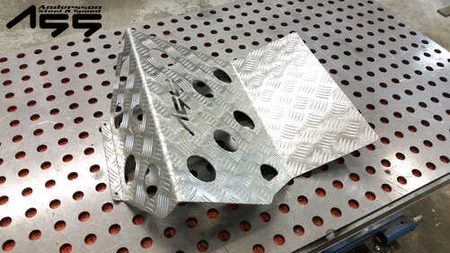 Footrest aluminum, passenger side - Volvo 740 / 940
