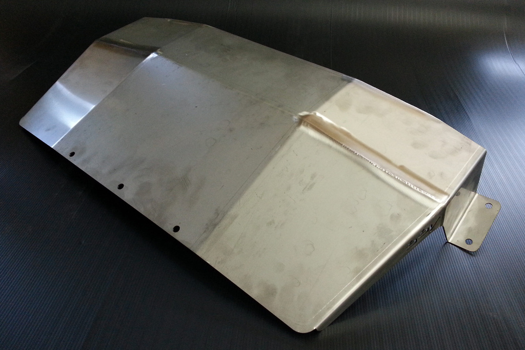 Skid plate, stainless steel Volvo 740 / 940