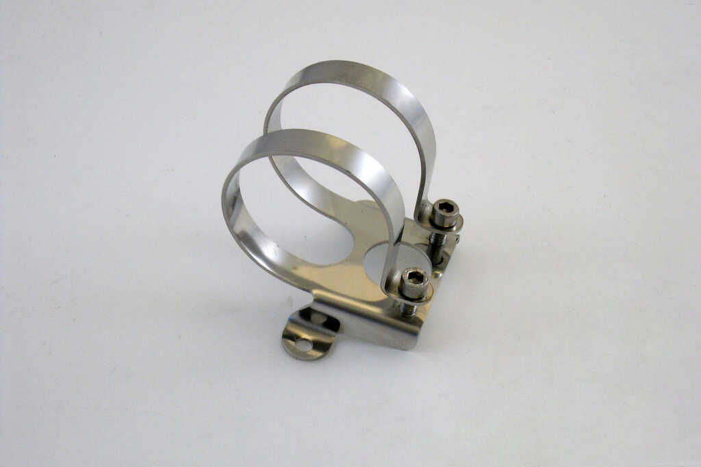 Brake distribution valve bracket, stainless steel