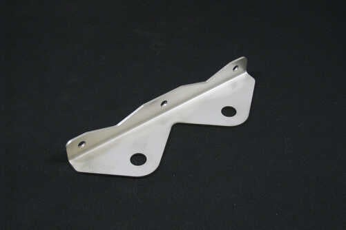 Bracket brake fluid reservoir x2 - stainless steel