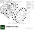 PMC Adapter sæt GM Chevrolet LS - BMW M57N HGD JGA - 228mm / 8.98"