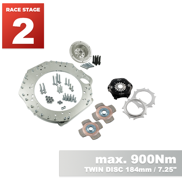 PMC RACE STAGE 2 GM Chevrolet LSX - BMW M57N HGD JGA - 184mm 7.25" (P)