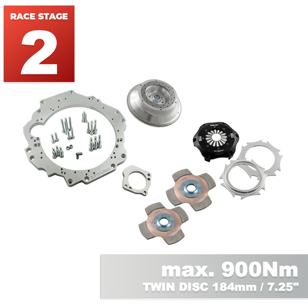 PMC RACE STAGE 2 Ford Barra - BMW M57N HGD JGA HGA - 184mm / 7.25" (P)