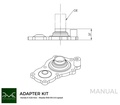 PMC Adapter sæt Honda S2000 - Mazda RX-8 6-speed - 240mm / 9.45"