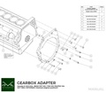 PMC Adapter sæt Honda K - BMW DCT DKG Getrag GS7D36SG Inline-six (V)