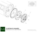 PMC Adapter sæt Mercedes-Benz M112 M113 - BMW M50 S50 M52 S52 M54 - 240mm / 9.45"