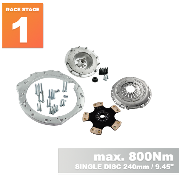 PMC RACE STAGE 1 Mercedes-Benz M113 - BMW M57N HGU HGK / N54 - 240mm / 9.45"