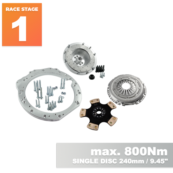 PMC RACE STAGE 1 Mercedes-Benz M113 - BMW M57N HGD JGA - 240mm / 9.45"