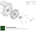 PMC Adapter sæt Nissan SR - BMW M57 / E46 S54 M3 - 240mm / 9.45"