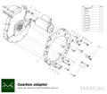 PMC Adapter sæt Nissan SR - BMW DCT DKG Getrag GS7D36SG Inline-six