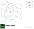 PMC Adapter sæt Nissan SR - Mazda RX-8 - 240mm / 9.45"