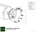 PMC Adapter sæt Toyota JZ 1JZ 2JZ - Nissan 350Z Z33 370Z Z34 CD009 - 184mm / 7.25"