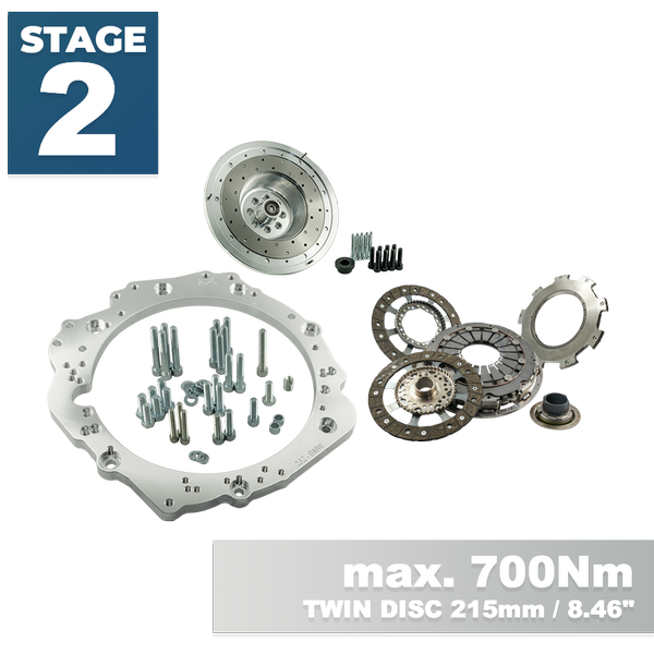 PMC STAGE 2 Toyota JZ 1JZ 2JZ - BMW E60 M57N2 6-speed HGD JGA - 228mm / 8.98"