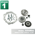 PMC STAGE 1 Toyota JZ 1JZ 2JZ - manual BMW M57 / E46 S54 M3 - 240mm / 9.45"