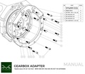 PMC Adapter sæt Toyota UZ - BMW DCT DKG Getrag GS7D36SG V8 (H)