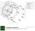 PMC Adapter sæt Toyota UZ - BMW DCT DKG Getrag GS7D36SG V8 (H)