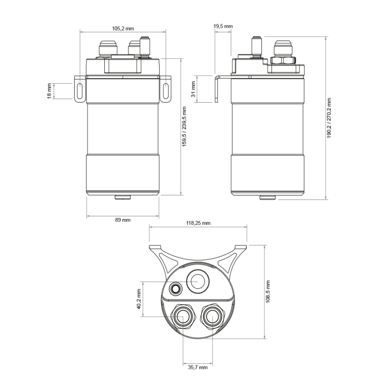 Nuke Catch tanke oile 1,0L (AN10)
