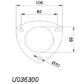 Flangeforbindelse 2,5 tomme (63mm)