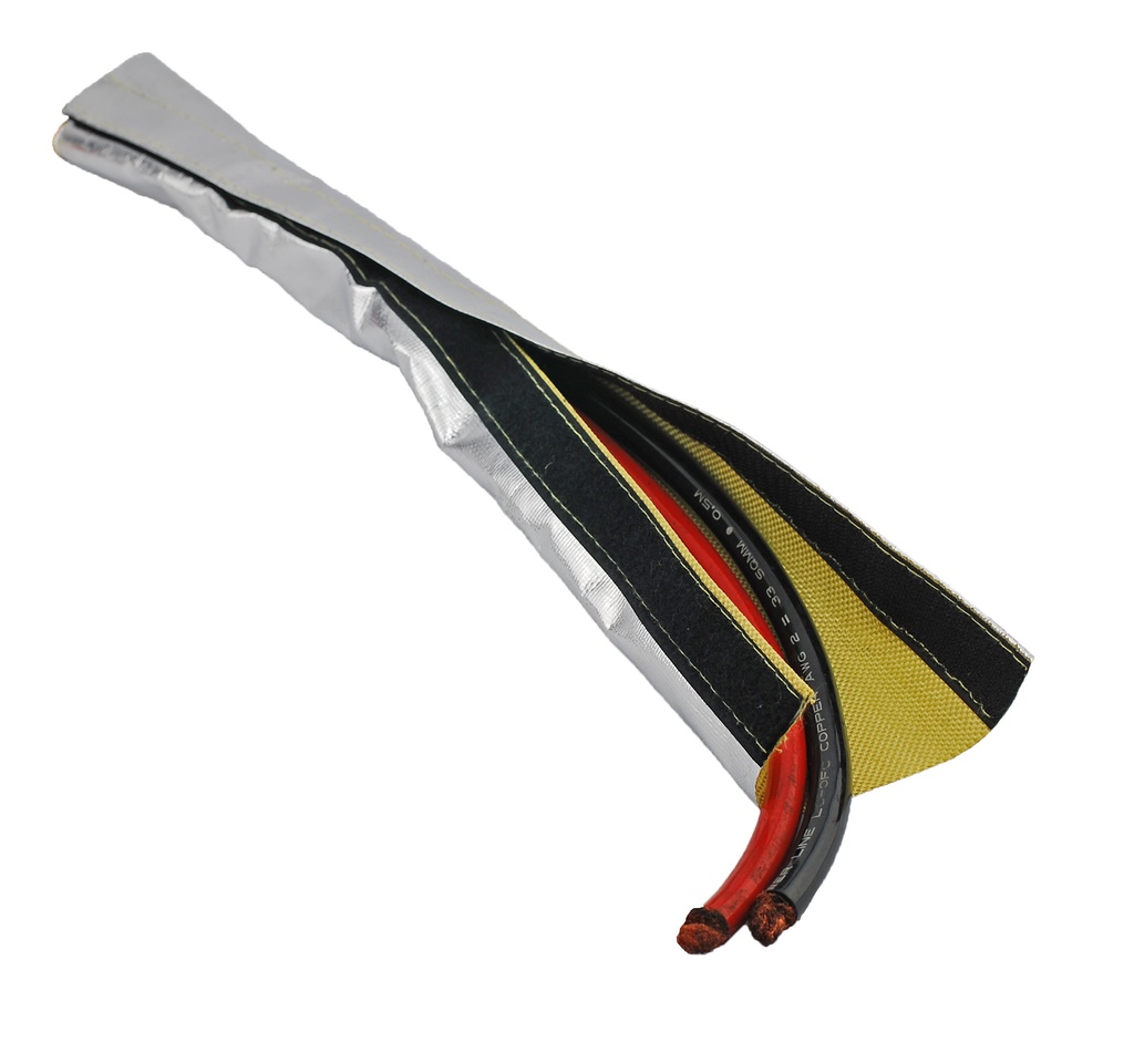 Hurricane Varmebeskyttende sok aluminium 30mm - Quick fit
