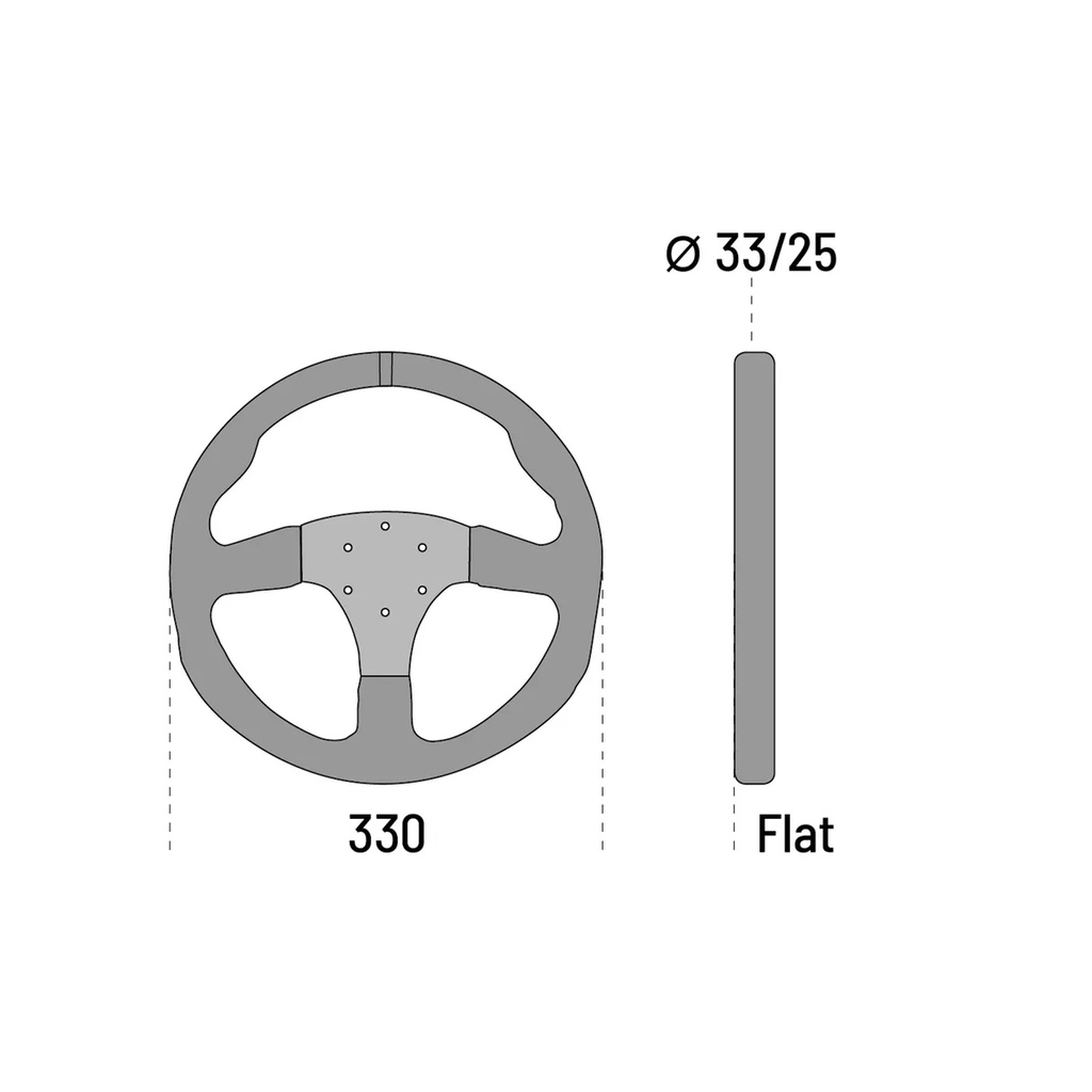 Sparco R330 Rat ruskind