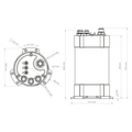 NUKE Brændstof Catch tank 3.0L - Walbro GST 450 / 520