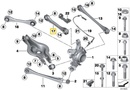 Bageste øvre justerbar camber bøjle BMW F2x, F3x