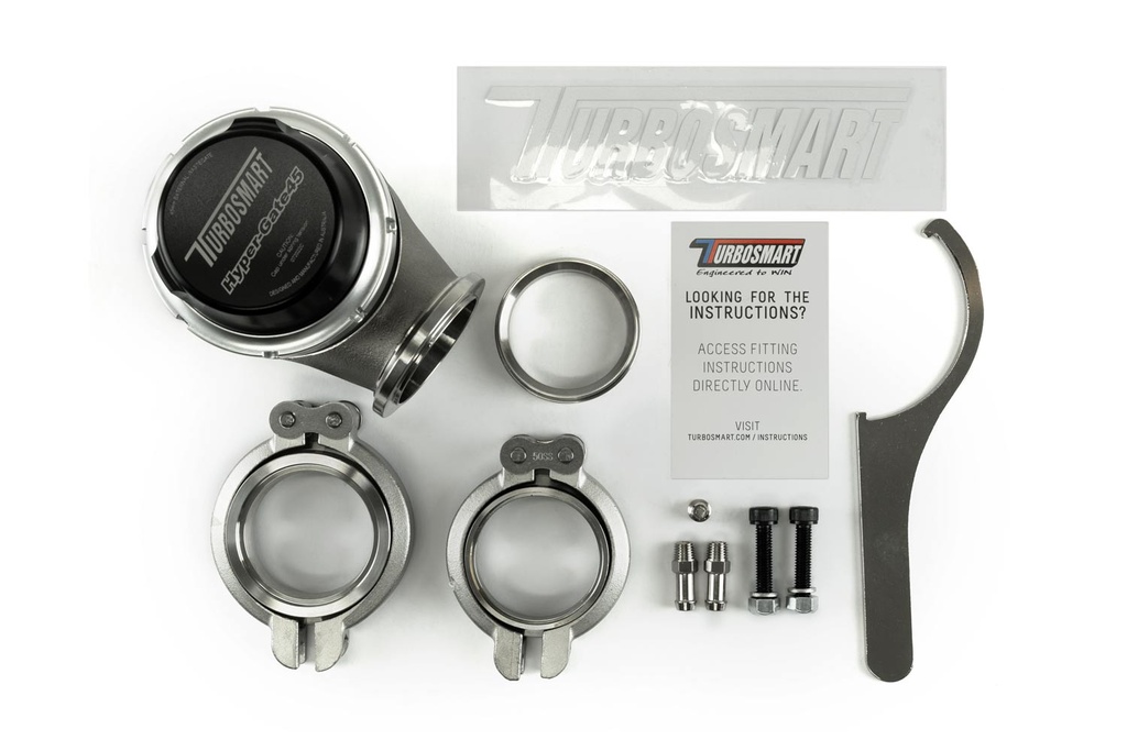 Turbosmart Hyper Gate 45 (sort)