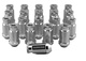 Hjulmøtrik Aluminium Sølv M12x1,25 (50mm)