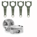 SÆT JE/Boostline stempler+forbindelsesstænger Sub BRZ FA20/Toy GT-86 4U-GSE (9,5:1) 86,5 mm