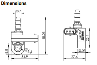 ECUMASTER Map-sensor MAP-400