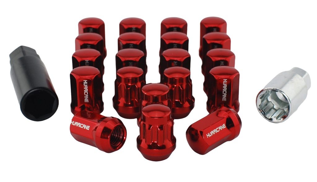 Hjulmøtriksæt stålrød M12x1,5 (32 mm)
