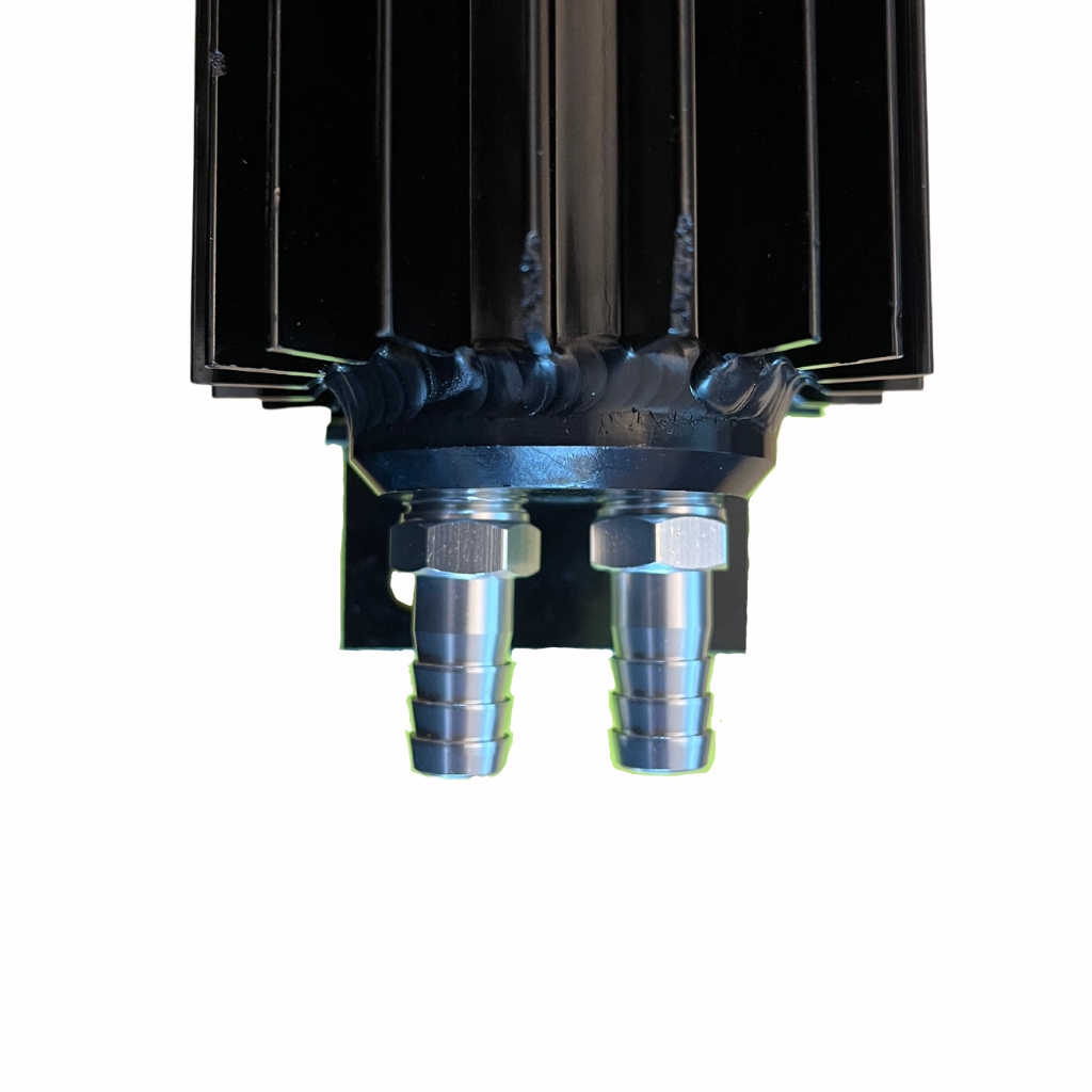 benzinkøler Sort 1/4" NPT 36.5cm (2 rækker)