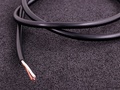 Afskærmet kabel 2-leder sort