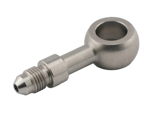 Banjo lige lang AN3 (12mm) rustfri