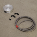 Garret Oil in Kit Turbo 2 x 90 grader AN4 + Alu varmeskjold