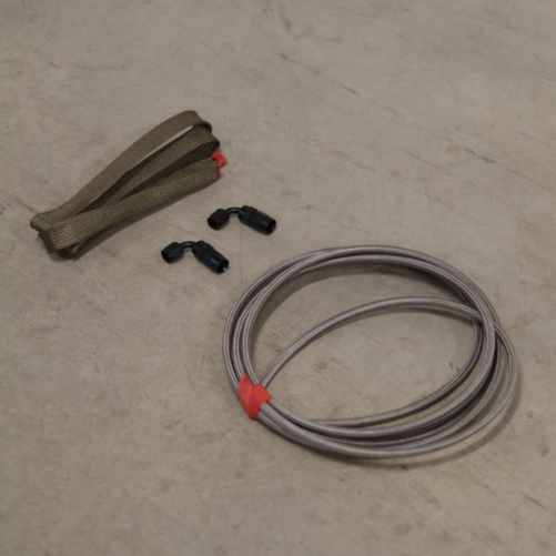 Olie i Kit Turbo 2 x 90 grader AN4 + varmebeskyttende sok