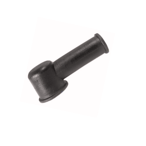 terminal Hætte Beskyttelse Sort 25x10mm